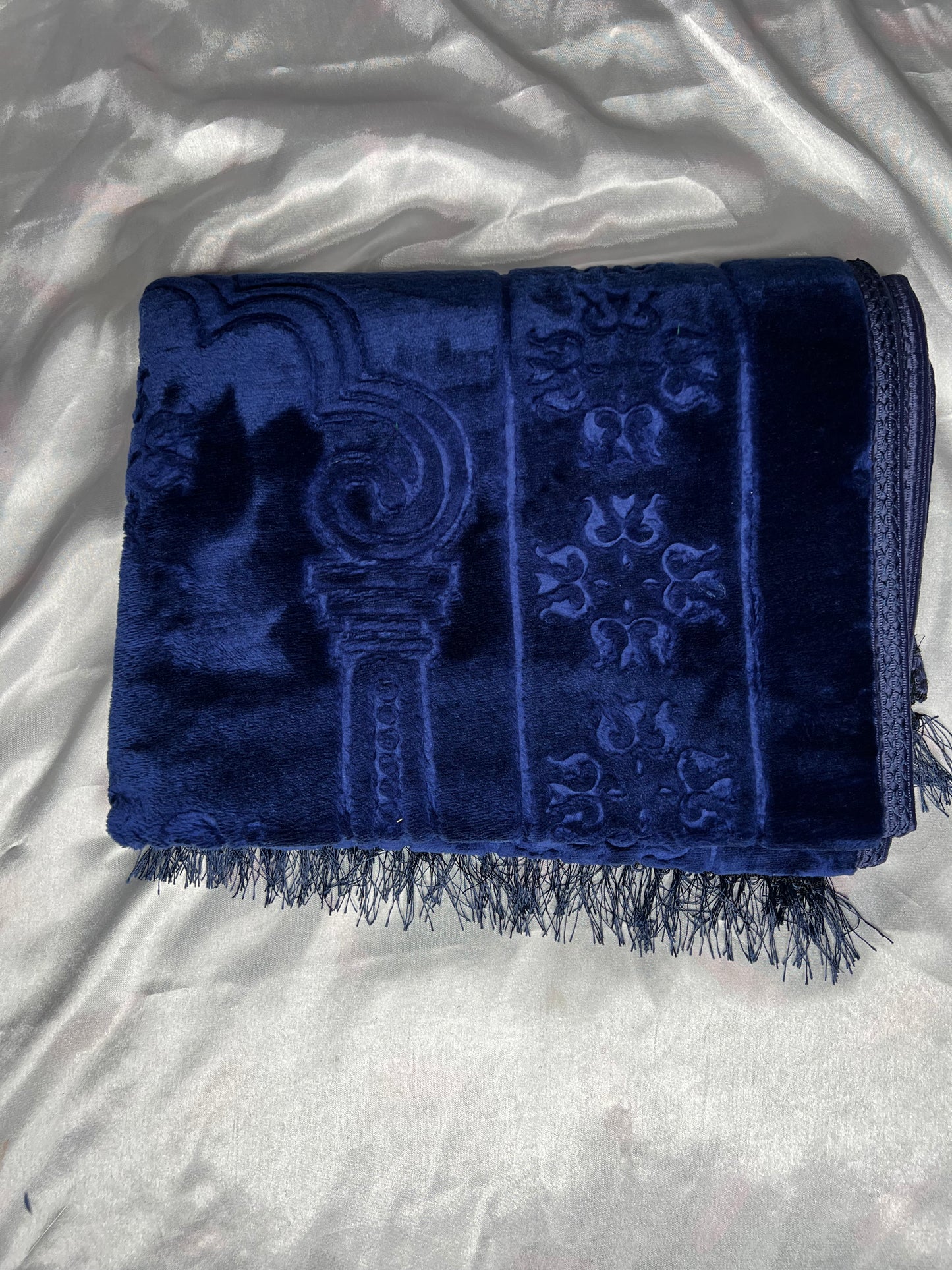 Tapis en velours épais bleu nuit - sans personnalisation