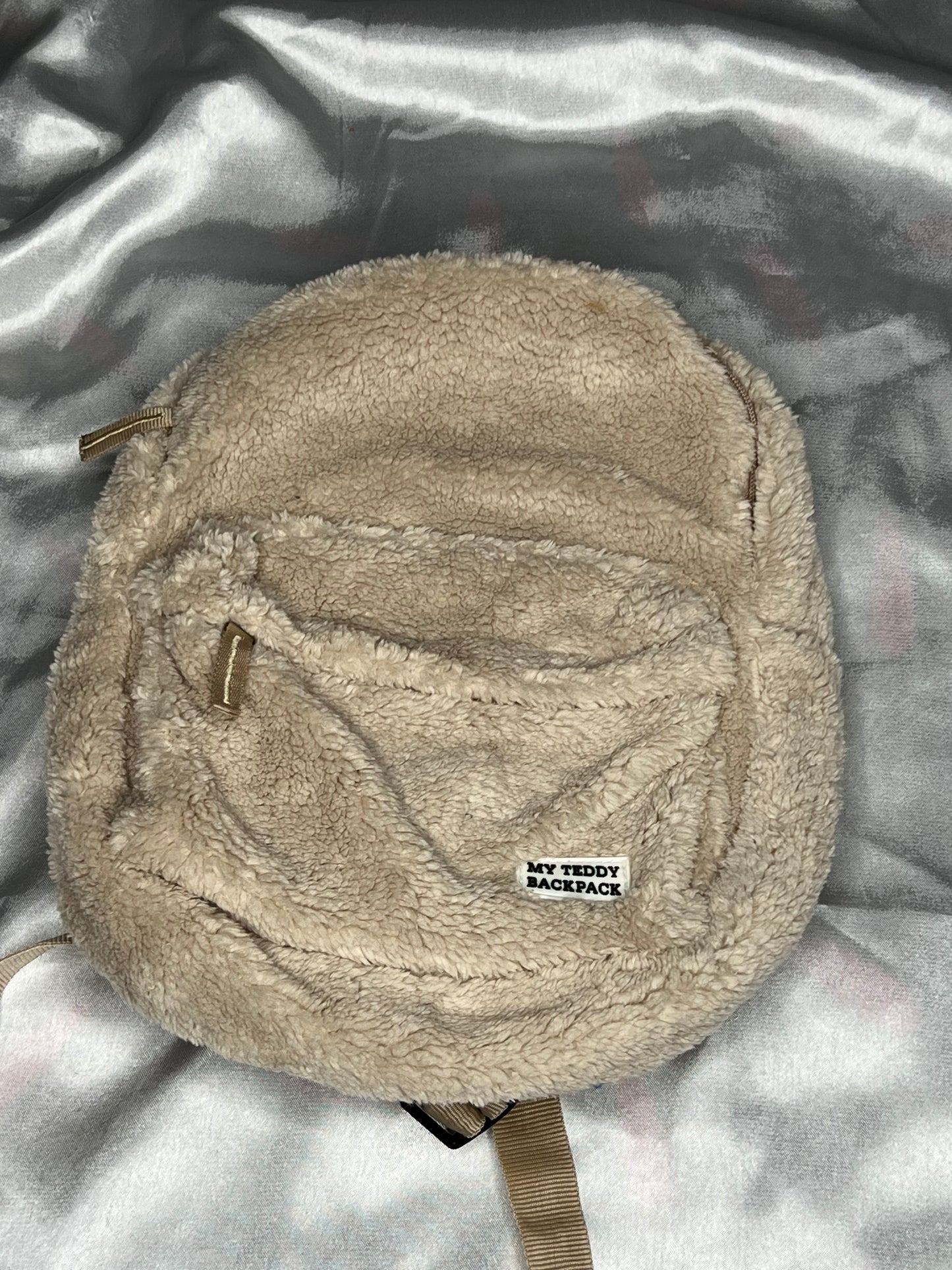 Sac à dos enfant beige - personnalisé