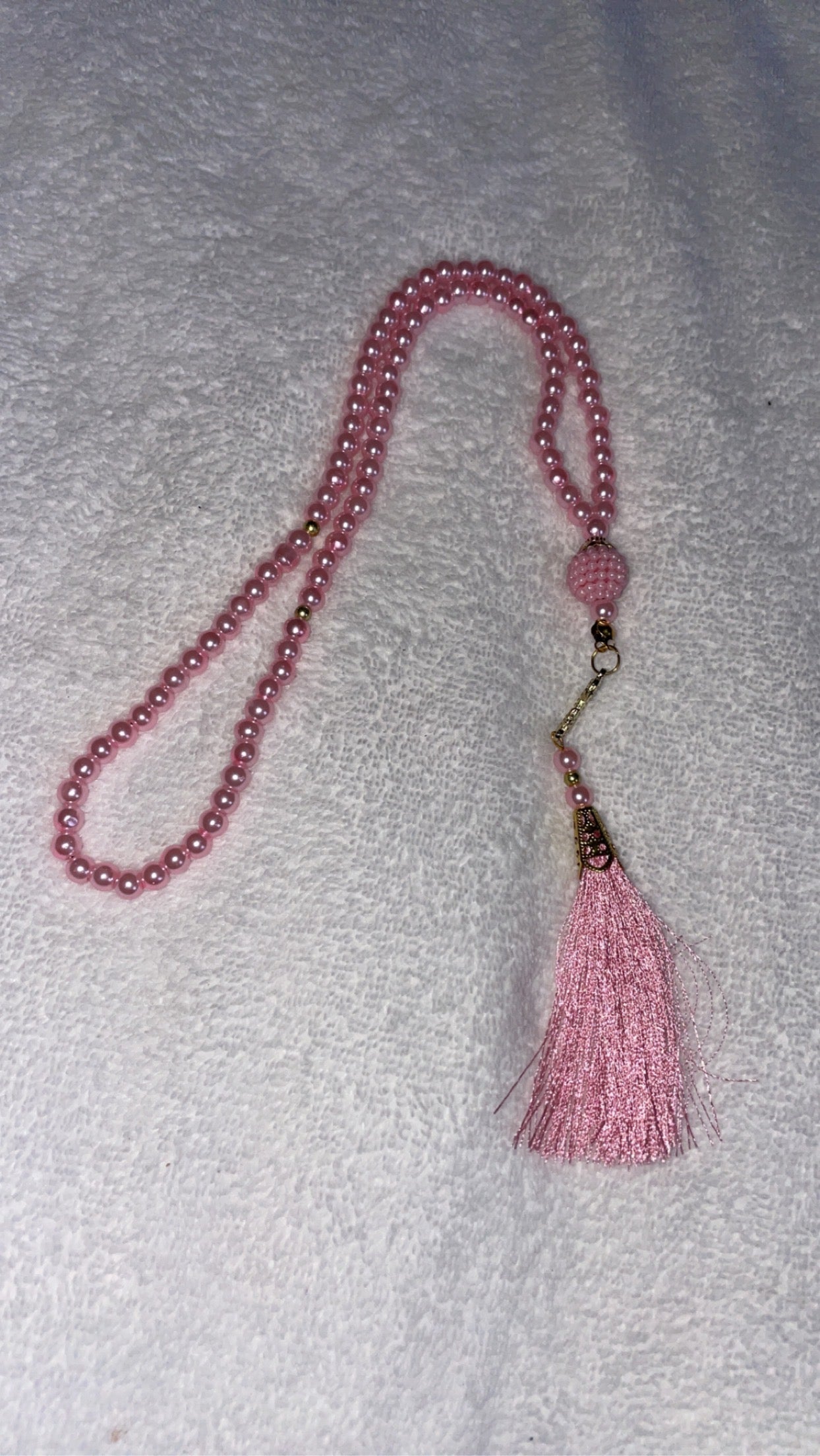 Chapelet rose clair