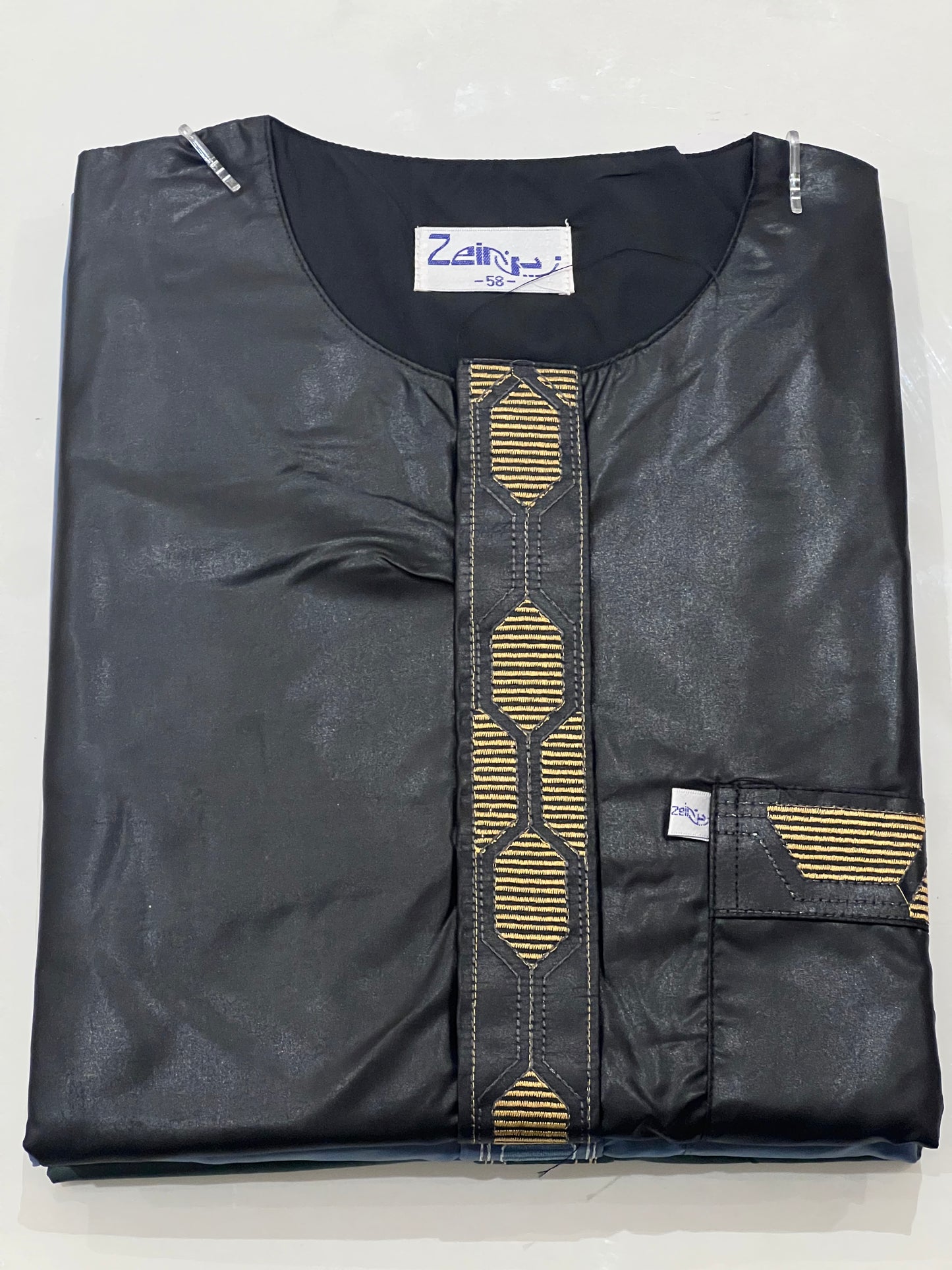 Qamis SP noir sans personnalisation