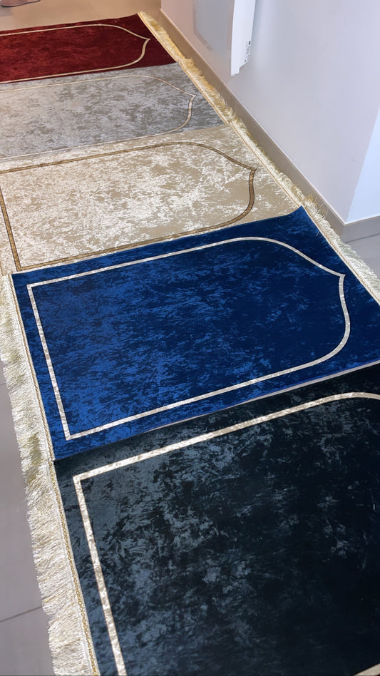 Tapis adulte fin bleu - sans personnalisation