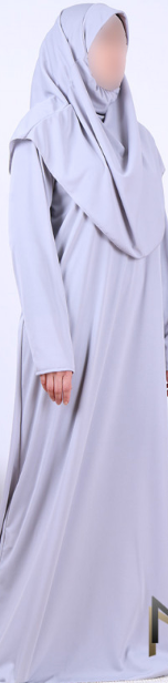 Robe de prière fille 9-13 ans avec voile intégré