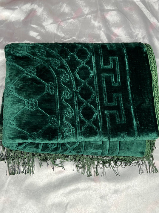 Tapis en velours épais vert - sans personnalisation