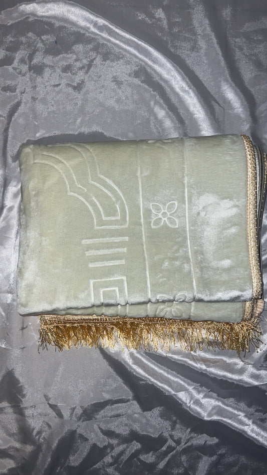 Tapis en velours épais blanc - sans personnalisation