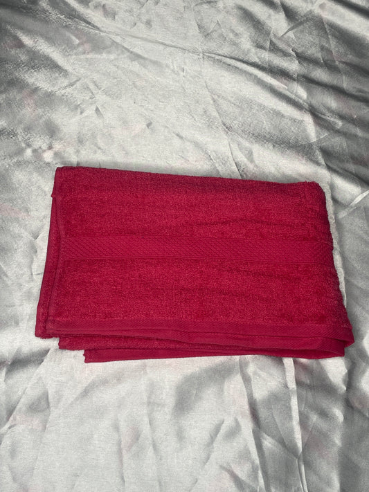 Grande serviette rose foncé - personnalisée