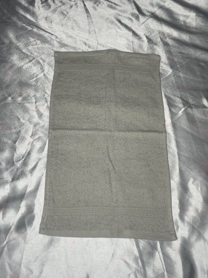 Petite serviette grise - personnalisée