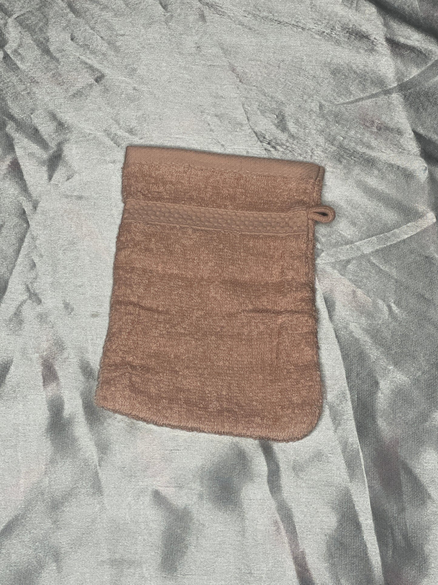 Gant de toilette rose clair - personnalisé