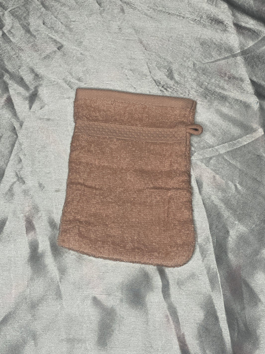 Gant de toilette rose clair - personnalisé