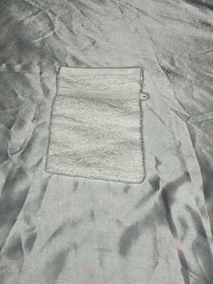 Gant de toilette blanc - personnalisé