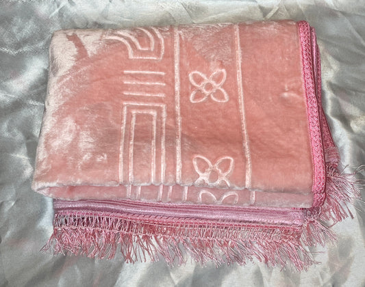 Tapis en velours épais rose - sans personnalisation