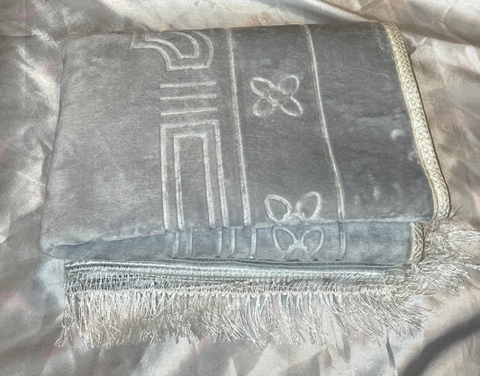 Tapis en velours épais gris clair - sans personnalisation