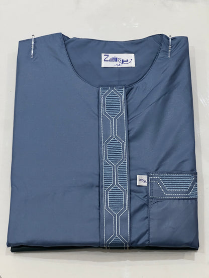 Qamis SP bleu sans personnalisation