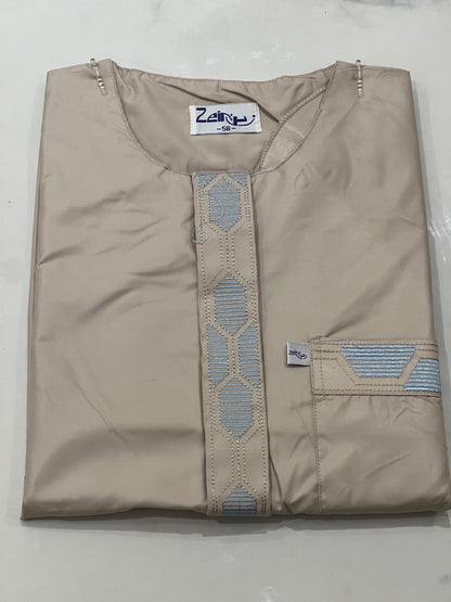 Qamis SP beige sans personnalisation